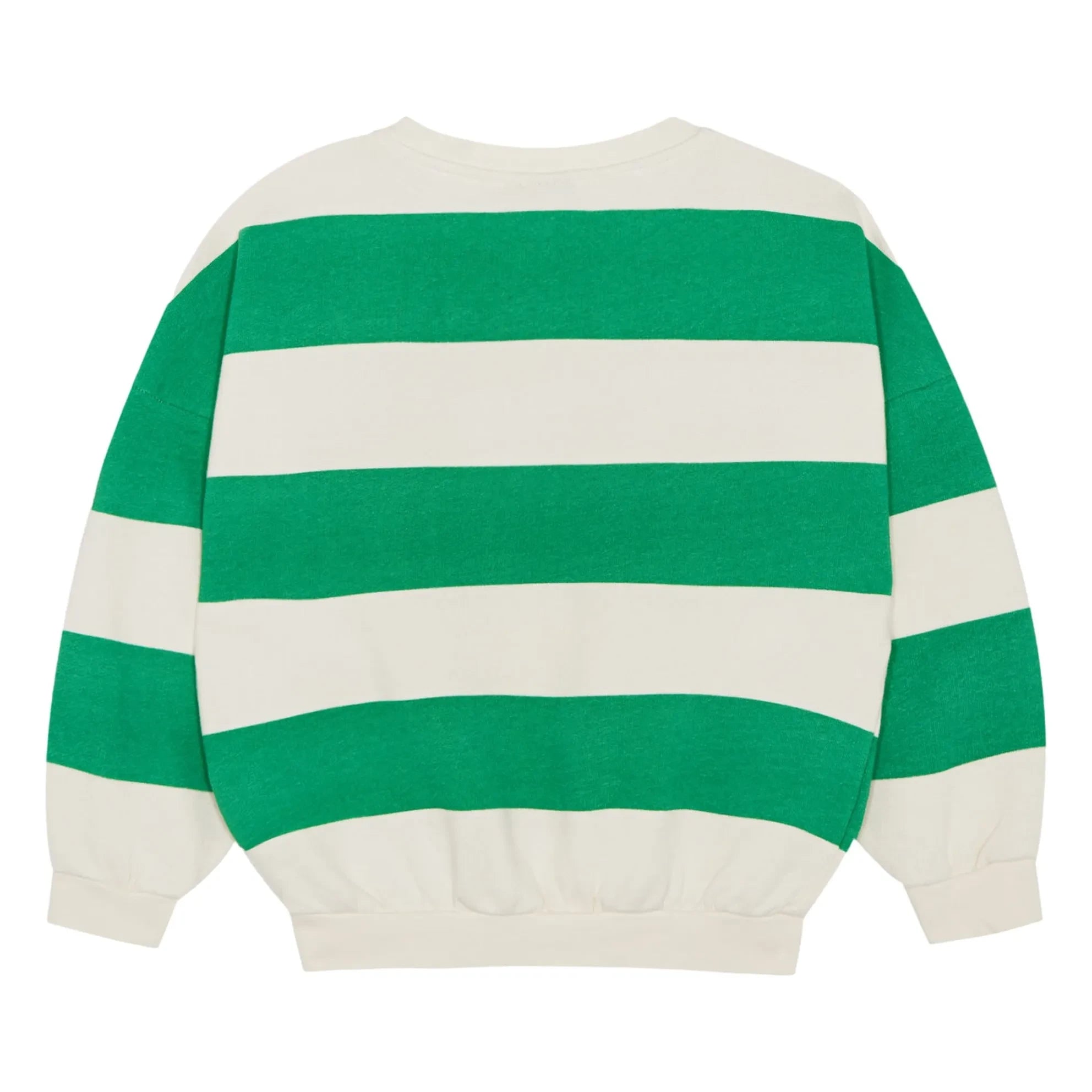 The Campamento - Oversize Çizgili Sweatshirt | Yeşil