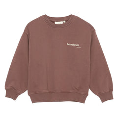 brunobruno nation - Norah Organik Pamuk Sweatshirt | Koyu kahverengi
