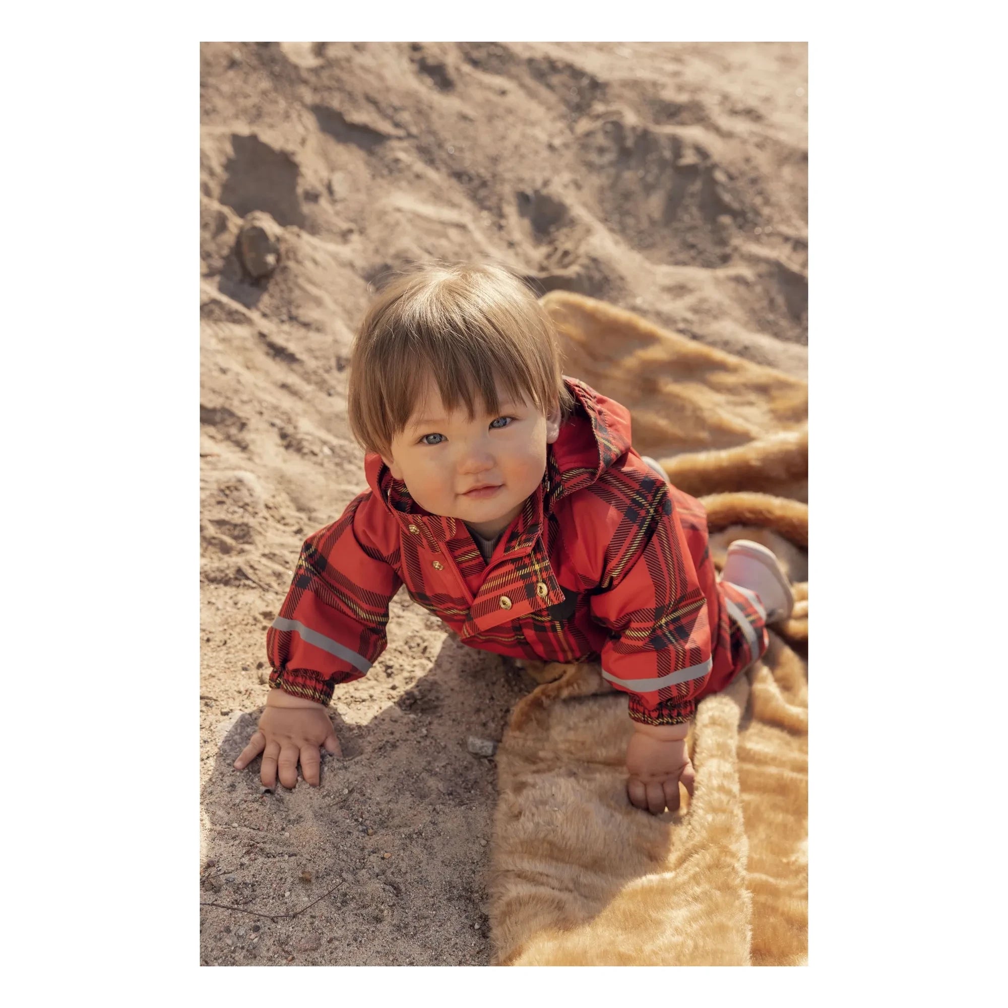 Mini Rodini - Red Gingham Romper