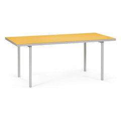 Valerie Objects - Alu Dining Table, Muller Van Severen | Yellow