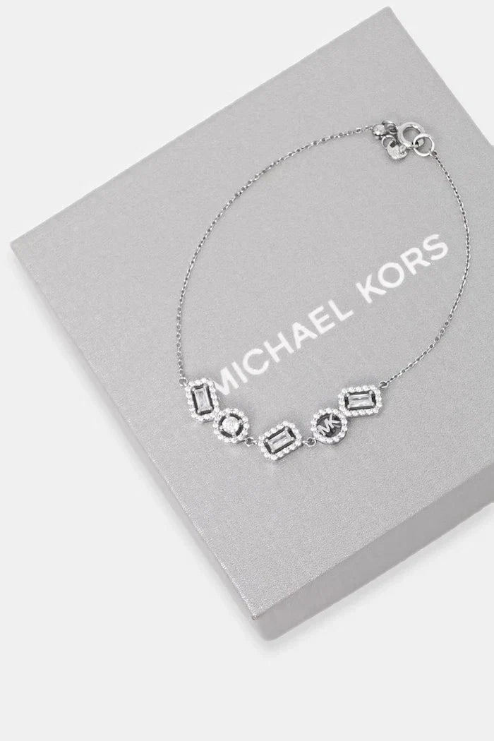 Michael Kors women's silver zirconia bracelet