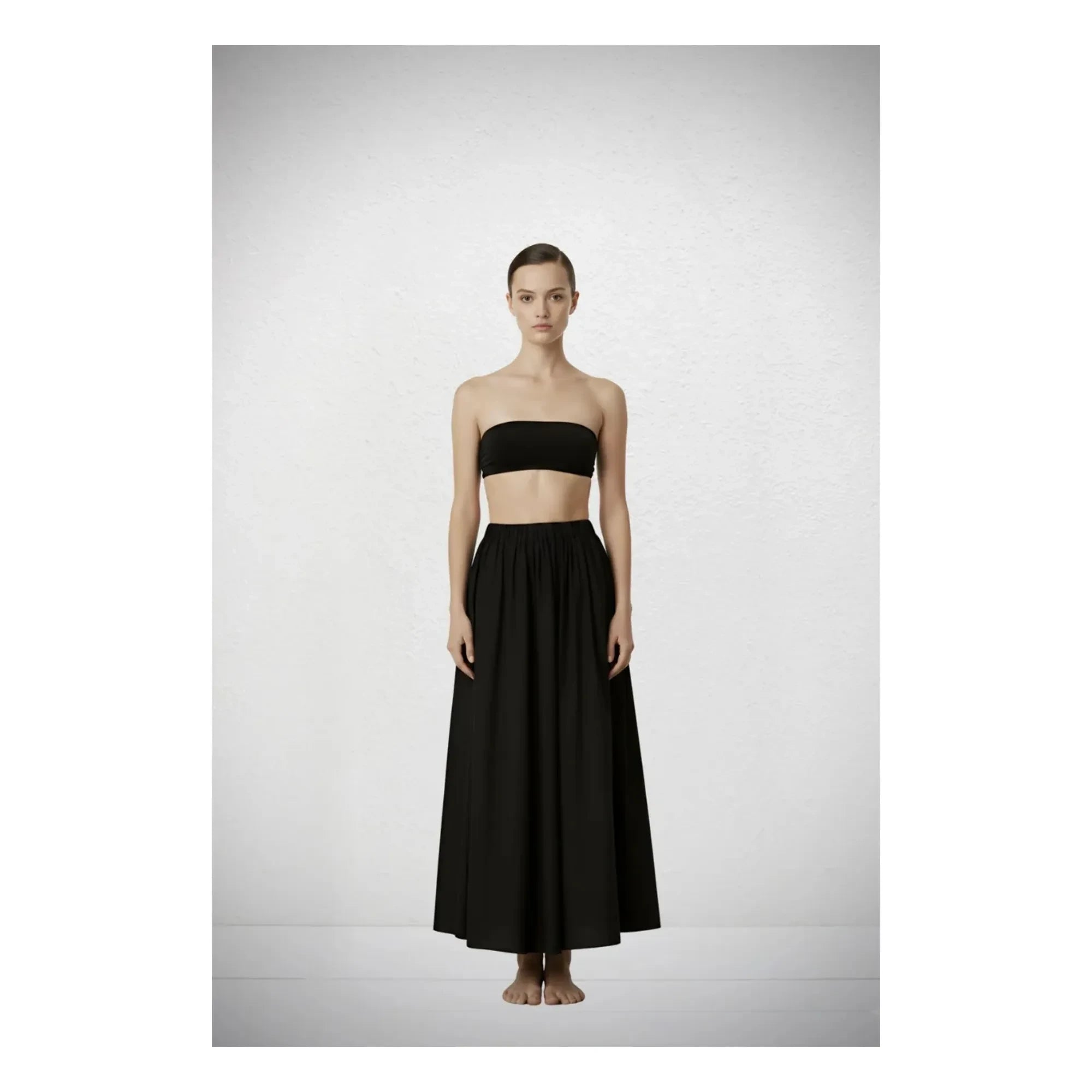 Vanessa Sposi - Poplin Skirt | Black