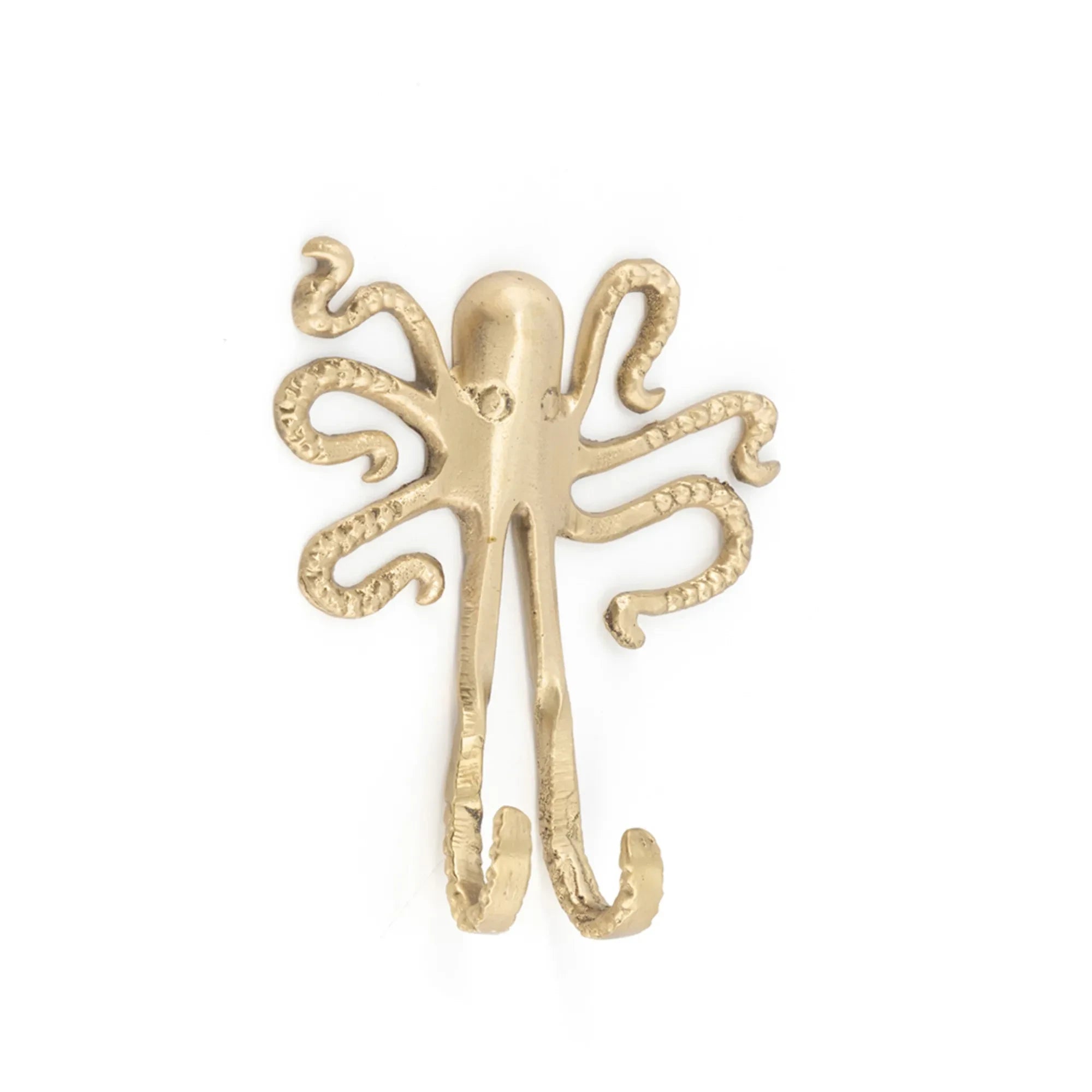 Doing Goods - Ella Octopus recycled brass hook | Gold