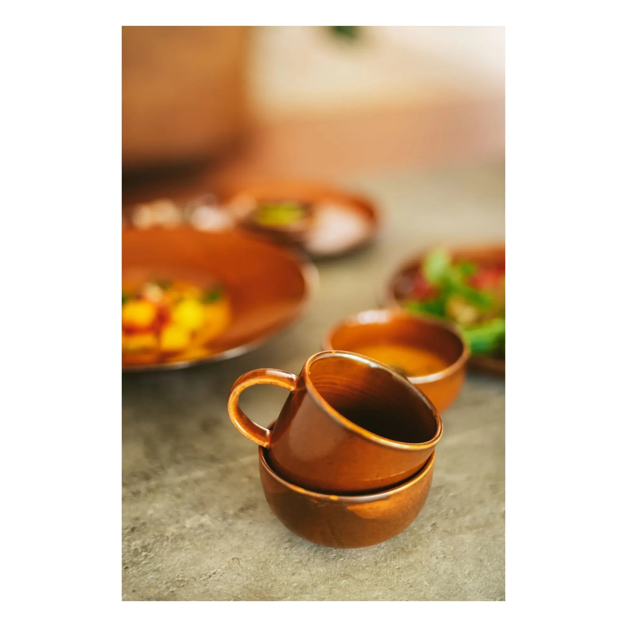HKliving - Chef Ceramic Bowl | Terracotta
