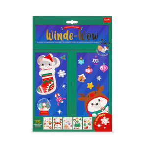 Legami - Set of 75 Static Cling Window Stickers - Windo-Wow