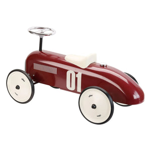Vilac - Metal Car Toy with Attachments | Burgundy