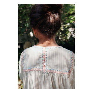 Emile et Ida - Embroidered Blouse | Cream