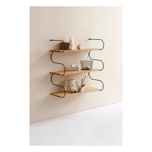 Schneid Studio - Onda Oak Shelf | Black
