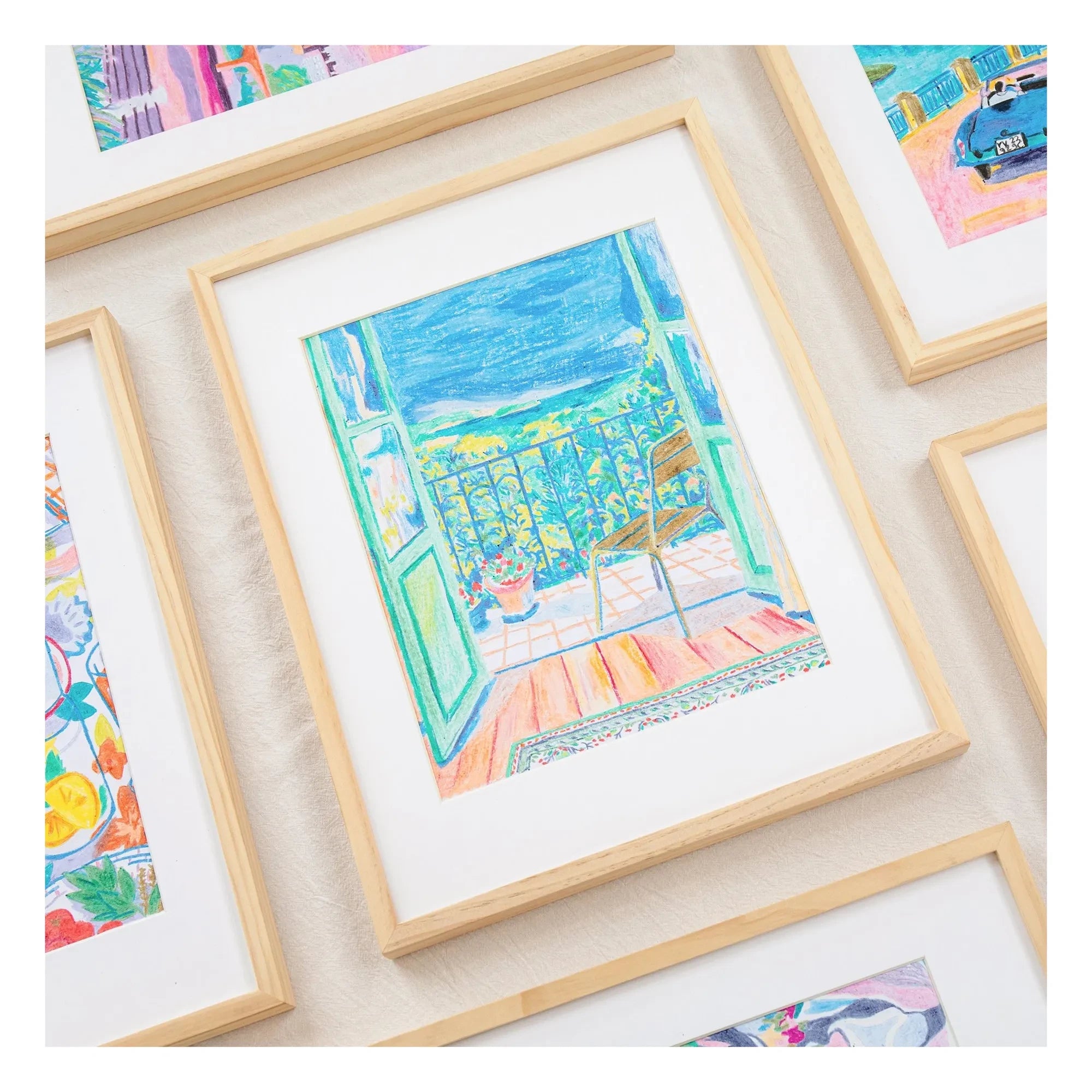 La Petite Épicerie - Numbered Pastel Set - La Mer pour Horizon
