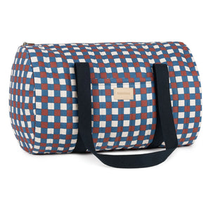 Nobodinoz - Hyde Park Mosaic Weekend Bag | Blue