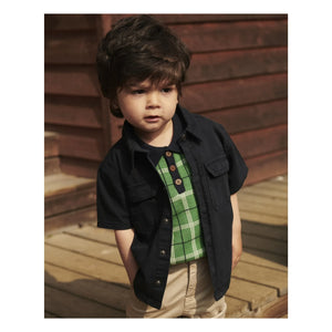 Copenhagen Colors - Organic Cotton Knit Polo Shirt | Meadow Green