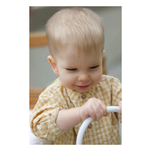 Lililotte - Maxence Checked Seersucker Organic Cotton Shirt | Yellow