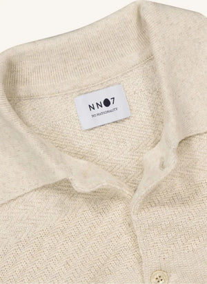 NN.07 - Troy 6575 Cotton and Linen Jacket | Natural
