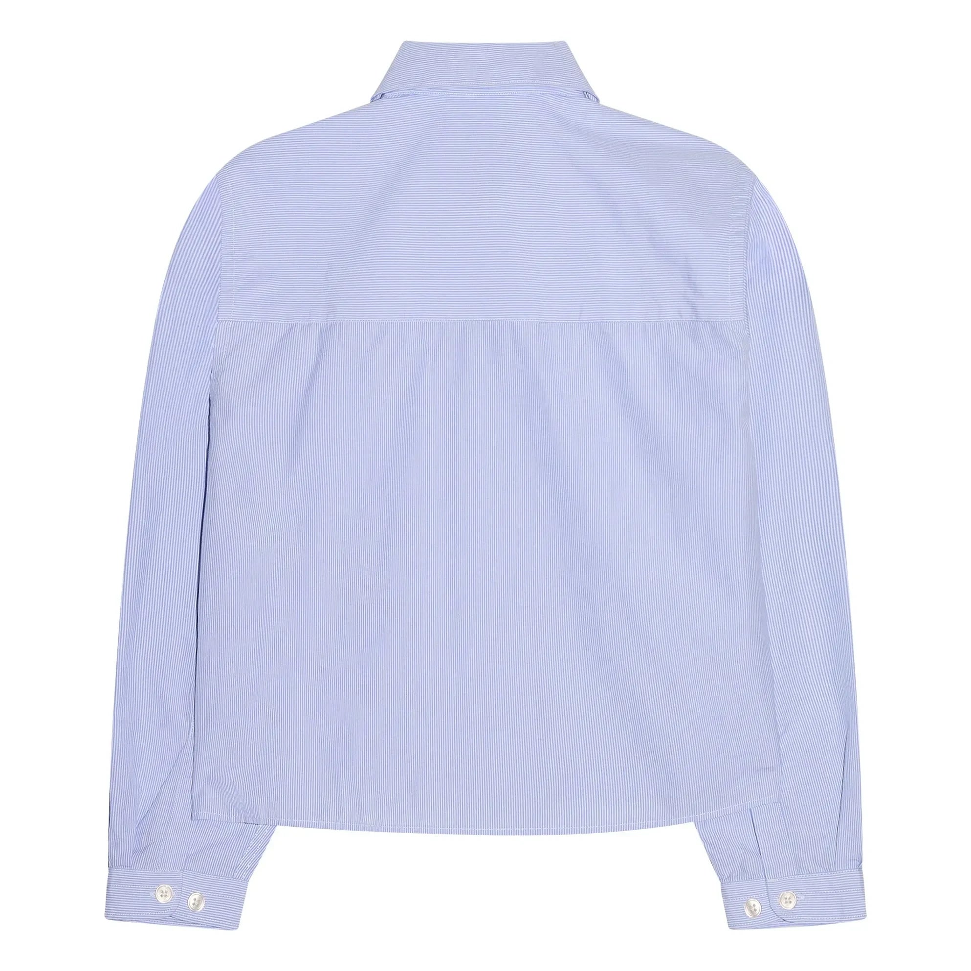 Smallable Kid - Clara Striped Short Shirt | Light Blue