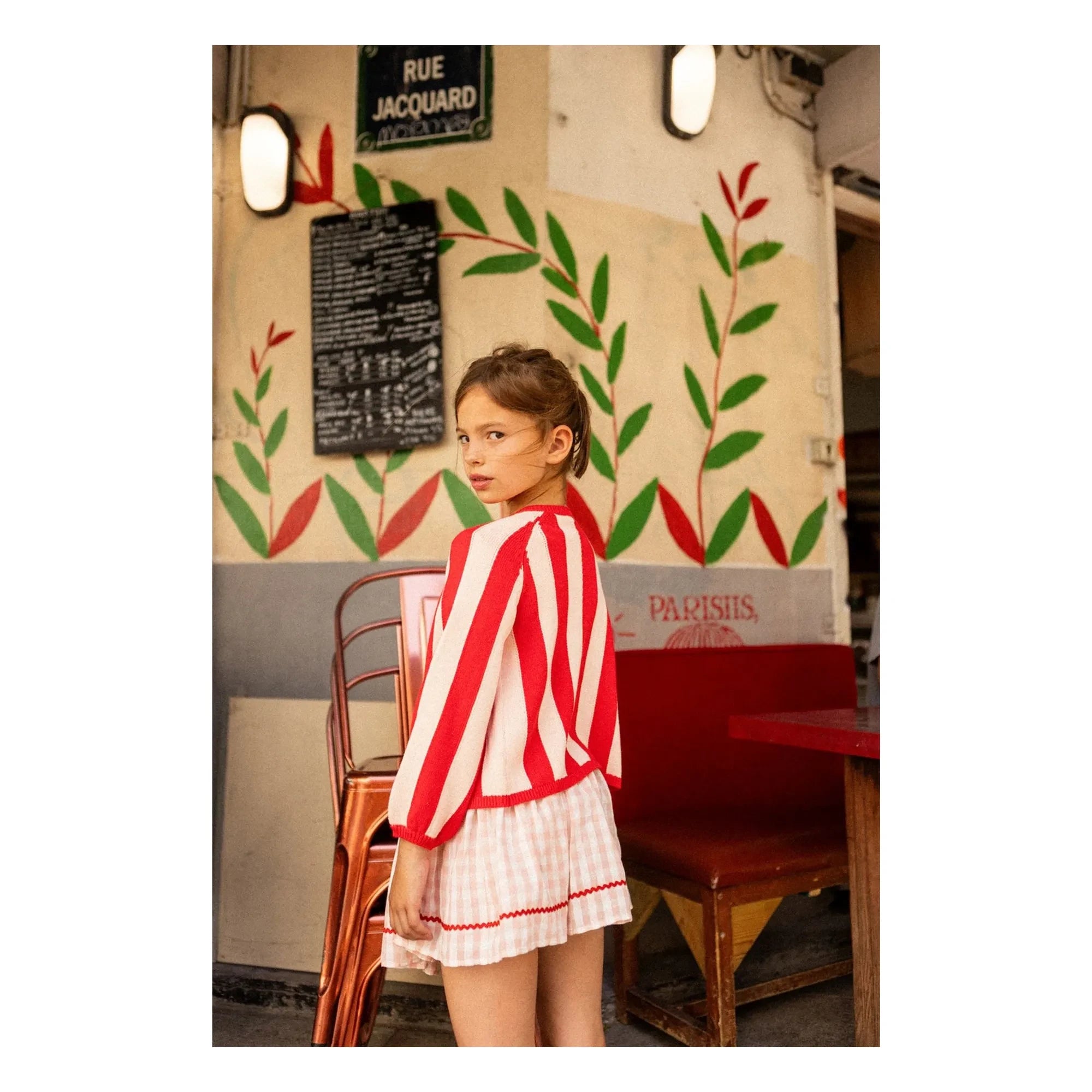 Louis Louise - Opéra Checked Skirt | Light Pink