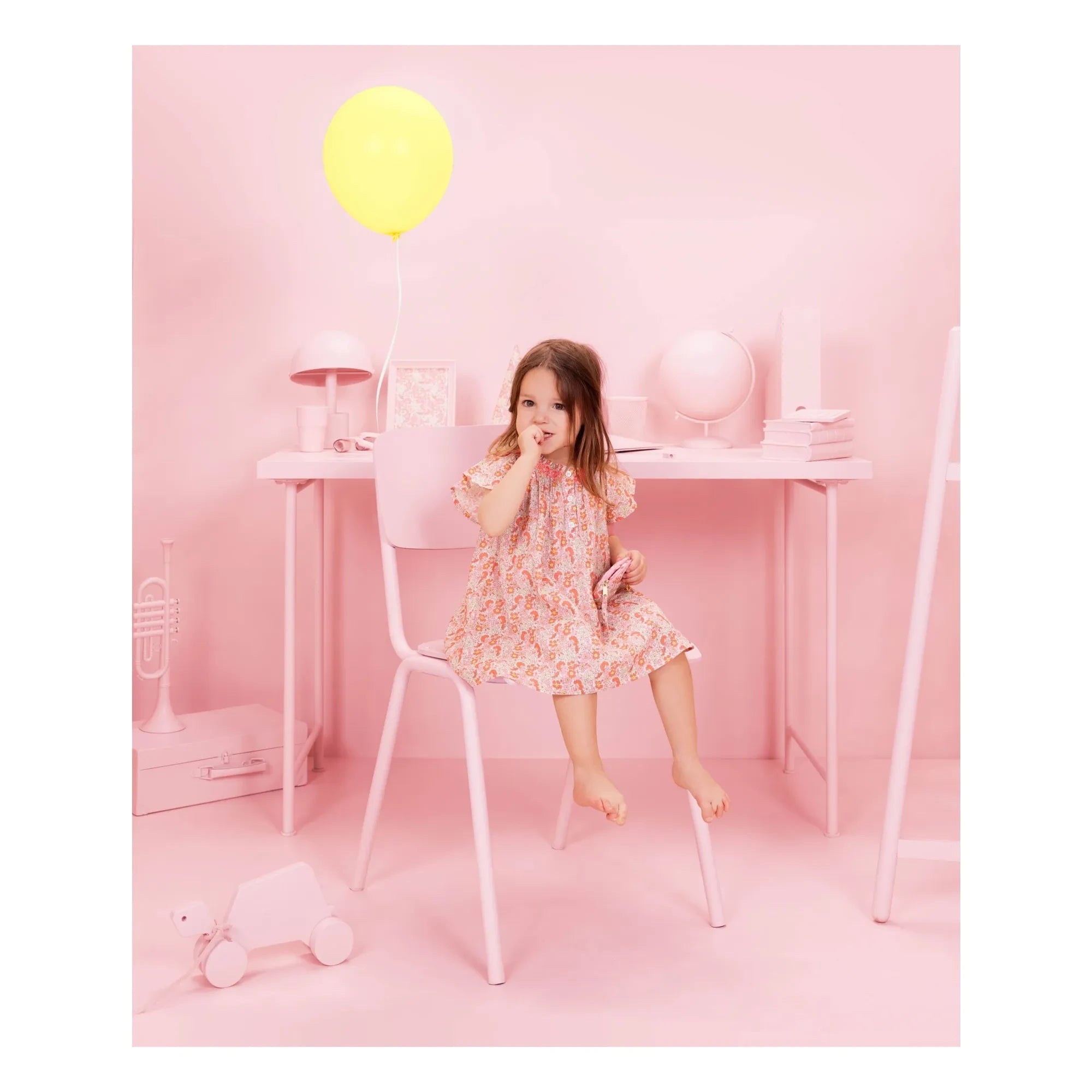 Bonton - Noisette Fleurie Smocked Dress | Pink