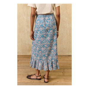 Louise Misha - Imelda Skirt Organic Cotton | Blue