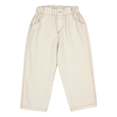 Búho - Denim Lyocell Pants | Ivory