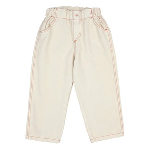 Búho - Denim Lyocell Pants | Ivory