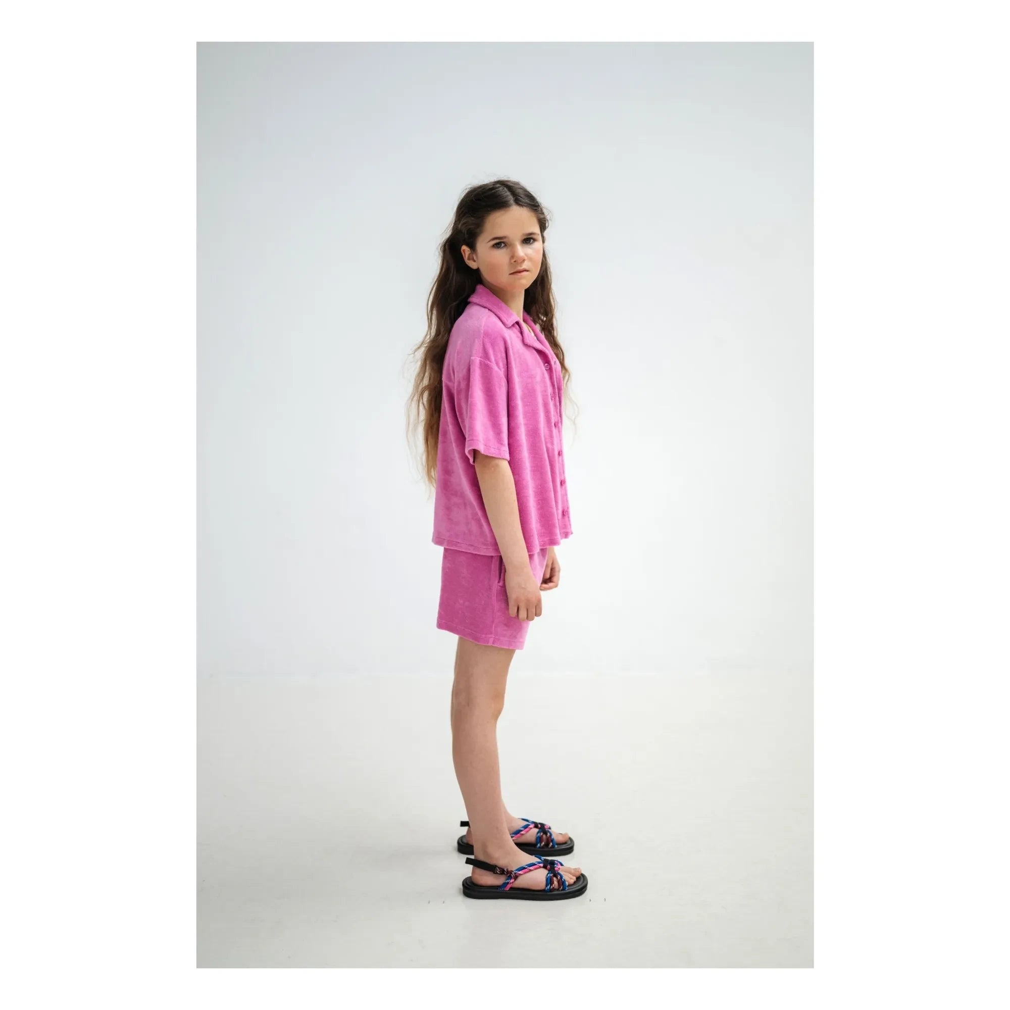 Repose AMS - Organic Cotton Towel Shirt | Pink