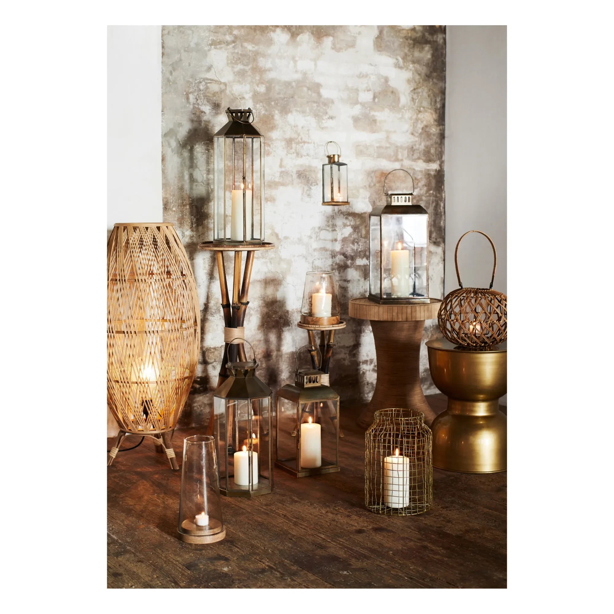 Madame Stoltz - Metal Lantern | Rice