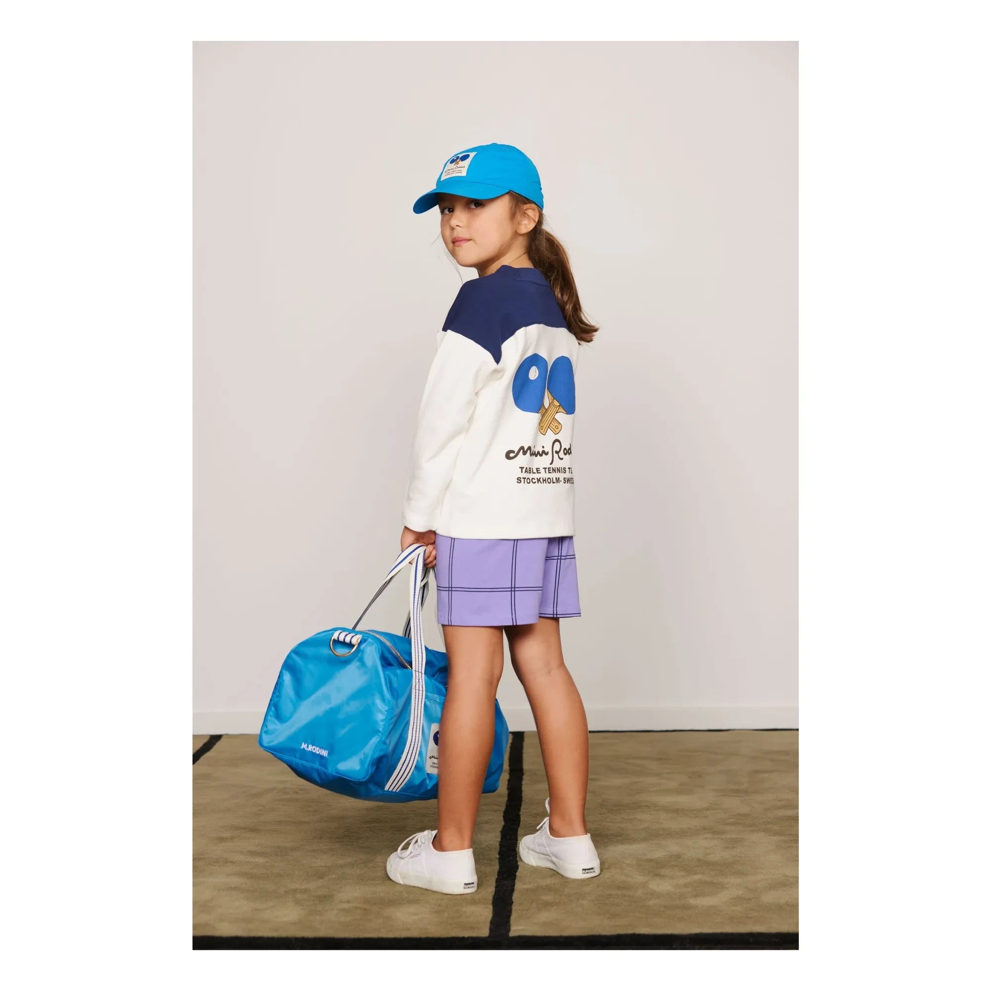 Mini Rodini - Organic Cotton Ping Pong Sweatshirt | White