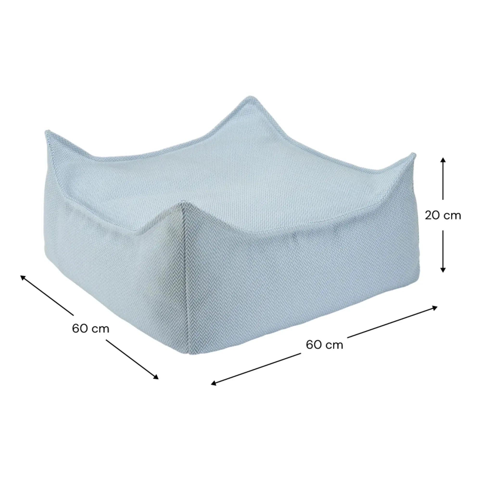 Wigiwama - Outdoor Pouf | Light Blue