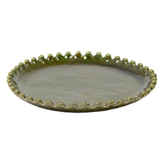 Olsson & Jensen - Eden Dessert Plates Ø23 cm - Set of 4 | Green