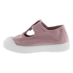 Victoria - Scratch Sneakers Sandal with Canvas Strap | Dust Pink