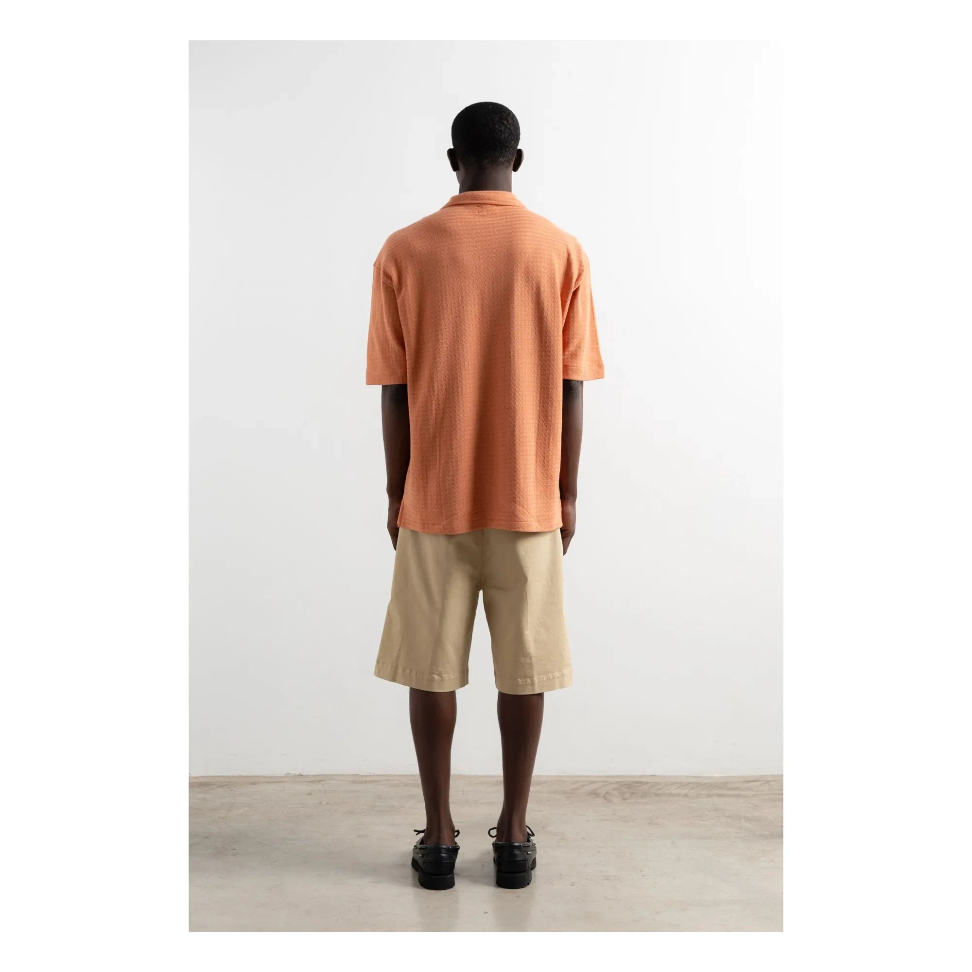 Edmmond Studios - Paul Short Sleeve Shirt | Orange