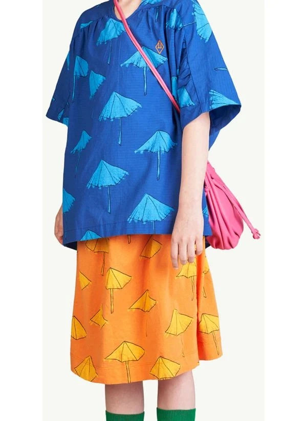 The Animals Observatory - Baby Umbrella Jersey Skirt | Orange