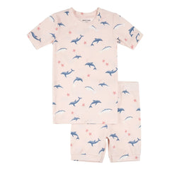 Petit Glue - Dolphins Organic Pamuk ve Modal Kısa Pajamas | Düsseldorf