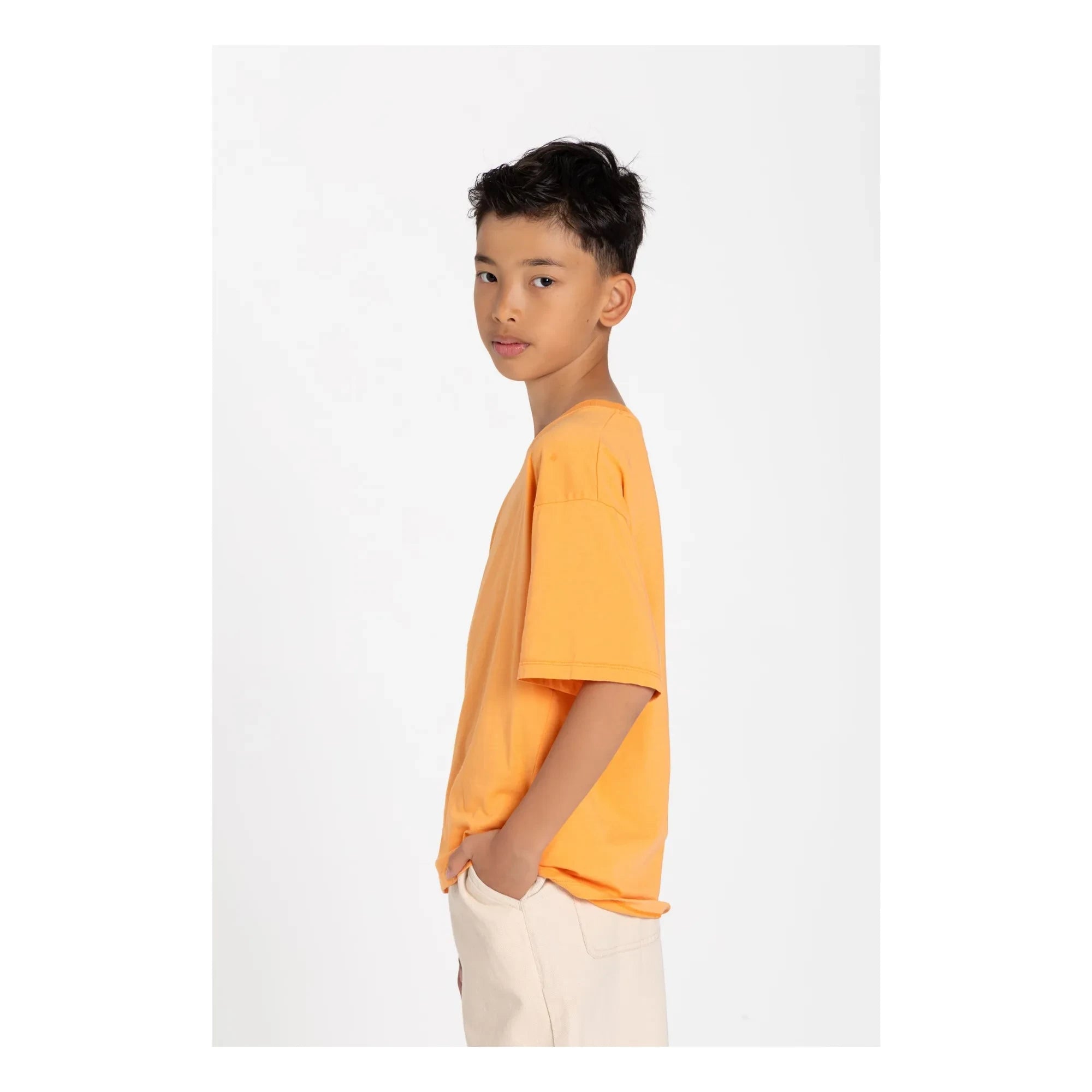 Smallable Kid - Nils Organic Cotton T-Shirt | Orange