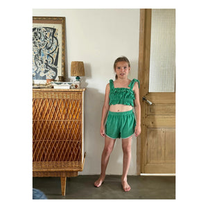 We Are Kids - Alba Organic Foam Top | Chrome Green