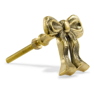 Doing Goods - Bowie Bow Brass Door Handle | Gold