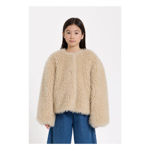 Hundred Pieces - Lucky Fur Jacket | Beige