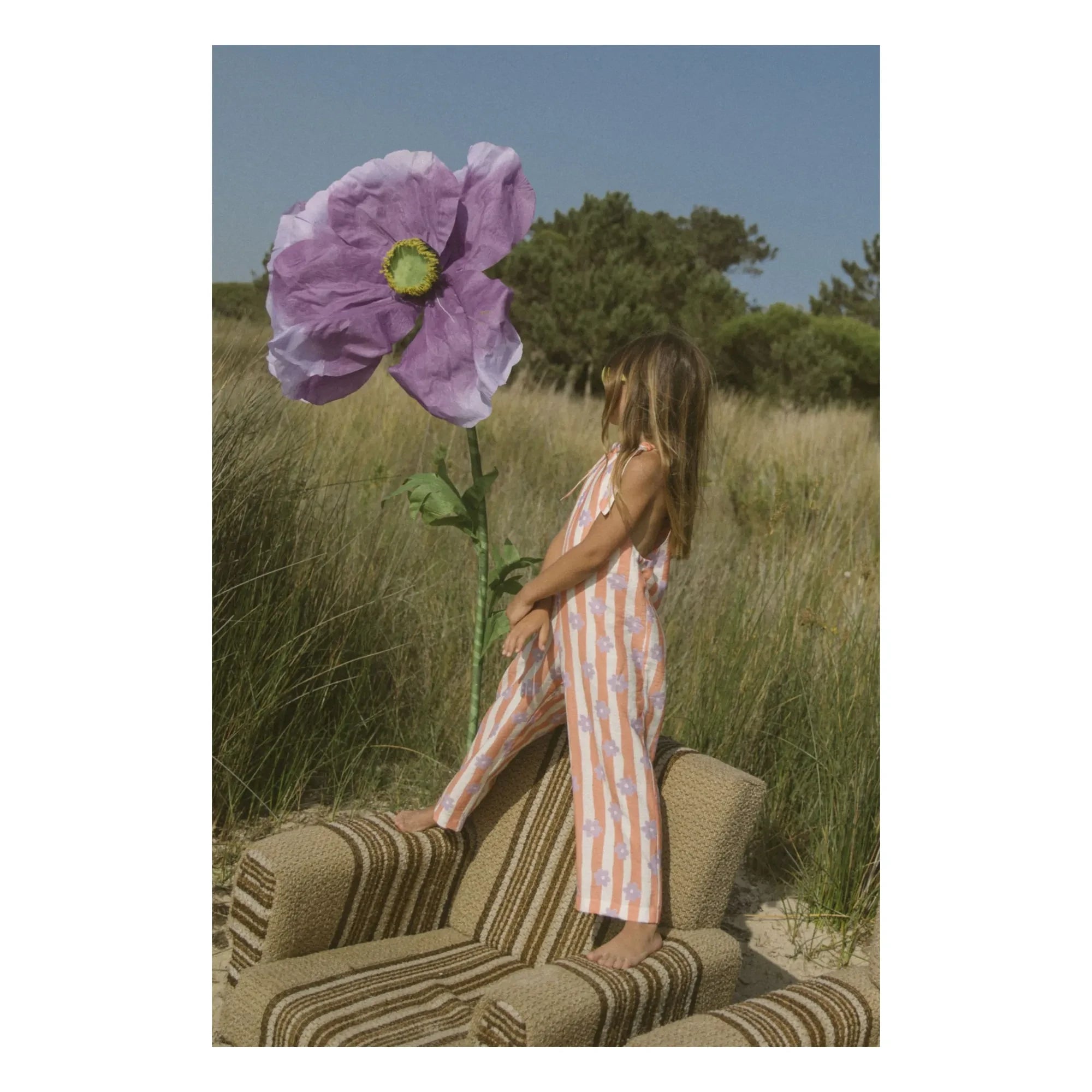 My First Cantê - Cleo striped jumpsuit | Pink