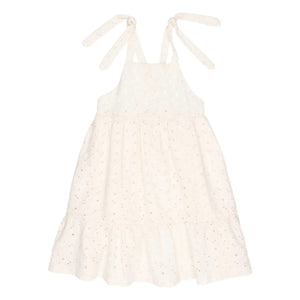 Búho - Embroidered Dress | Ivory