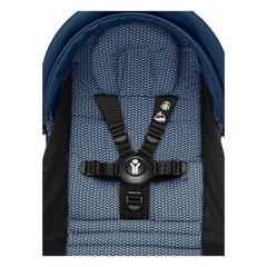 Stokke® - YOYO³ 0+ yenidoğan bebek arabası Siyah çerçeve | Air France Mavisi