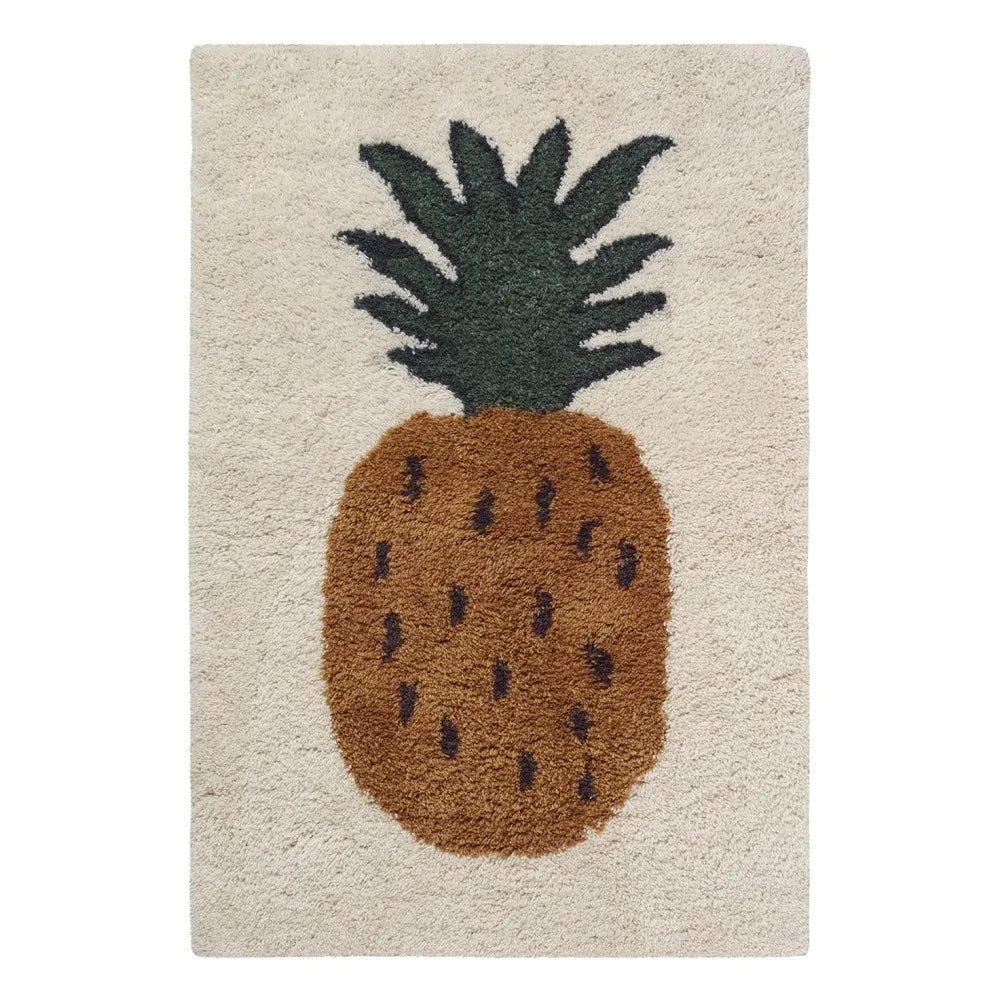 Ferm Living Kids - Fruiticana Pineapple Wool Rug