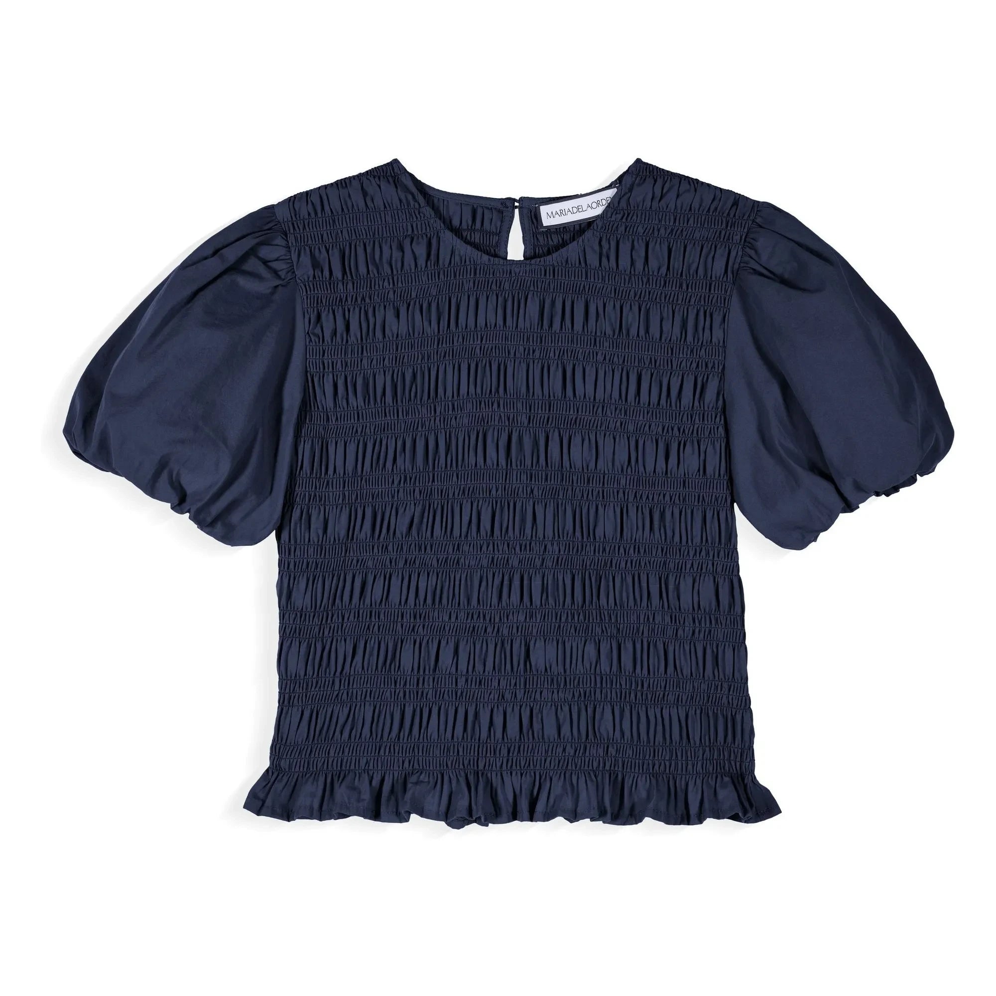 Maria de la Orden - Baila Cotton Top | Navy Blue