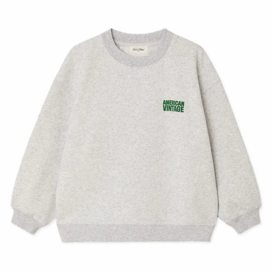 American Vintage - Baptown Sweatshirt | Gri melanj