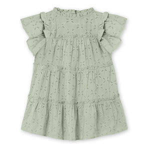 Fliink - Harper Embroidered Dress | Light Gray