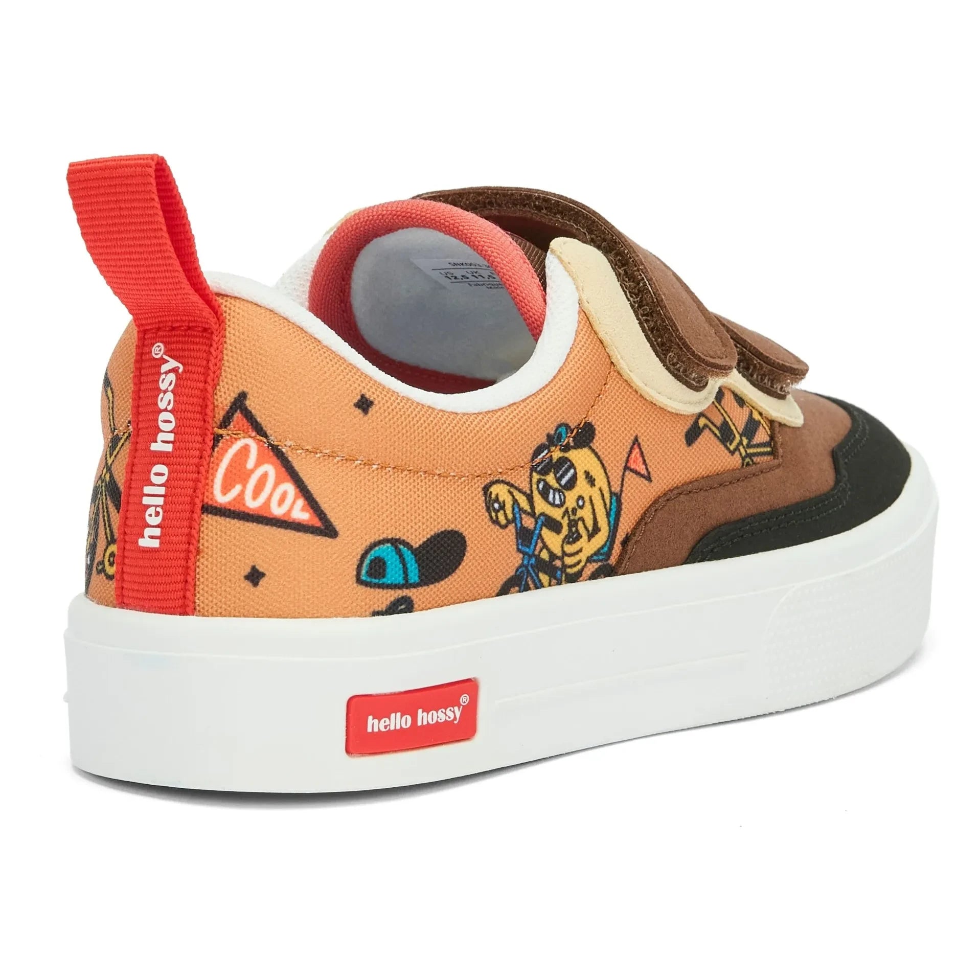 Hello Hossy - Mascots Ride Cartoon Sneakers | Brown