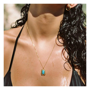 Alhaja - Nefer Necklace | Turquoise