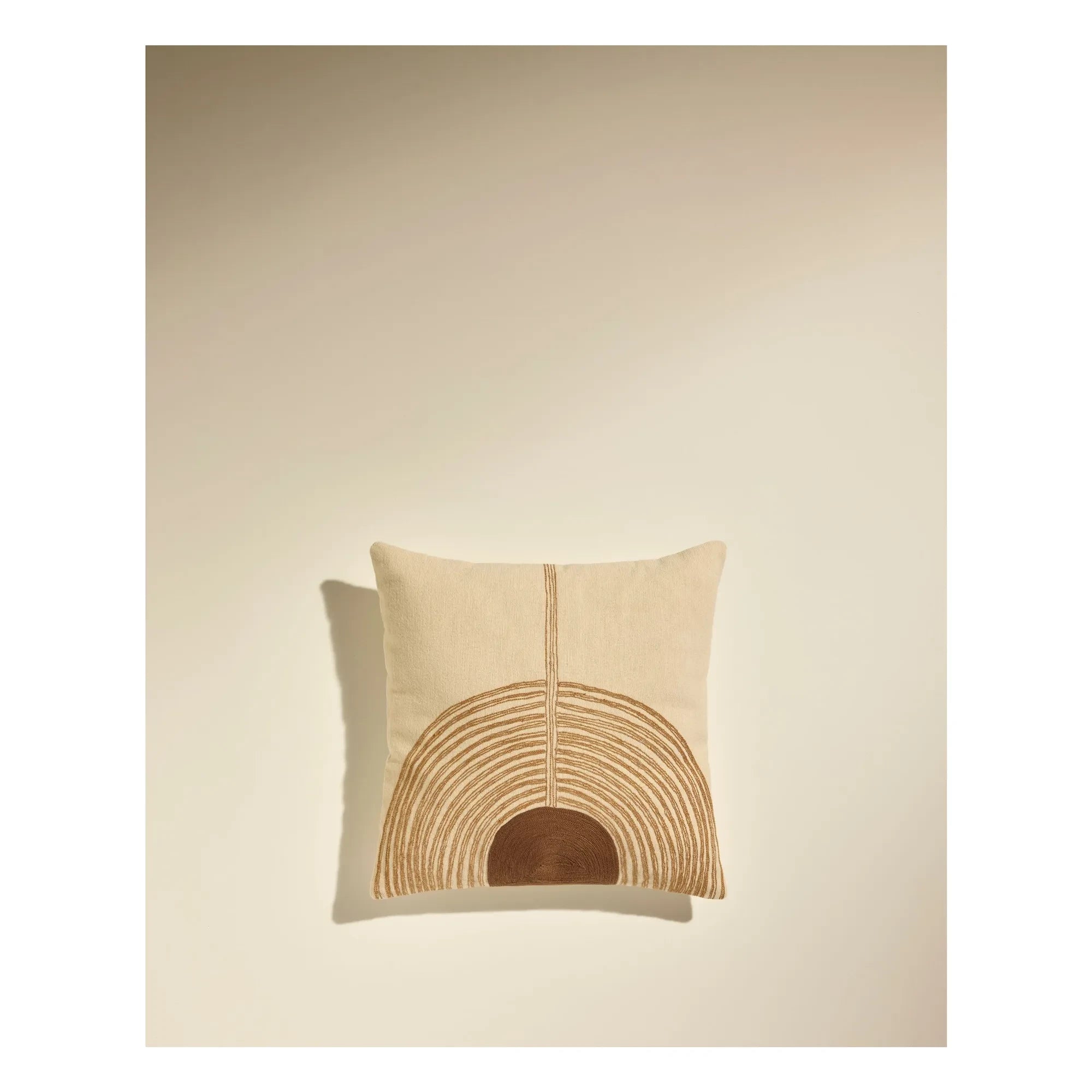 Maison Sarah Lavoine - Mirage Embroidered Pillow | Havana