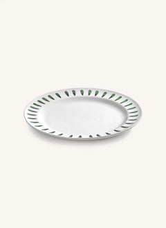 Serax - Charly Striped Plates - Set of 2 | Green
