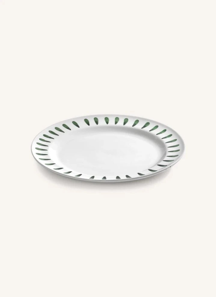 Serax - Charly Striped Plates - Set of 2 | Green