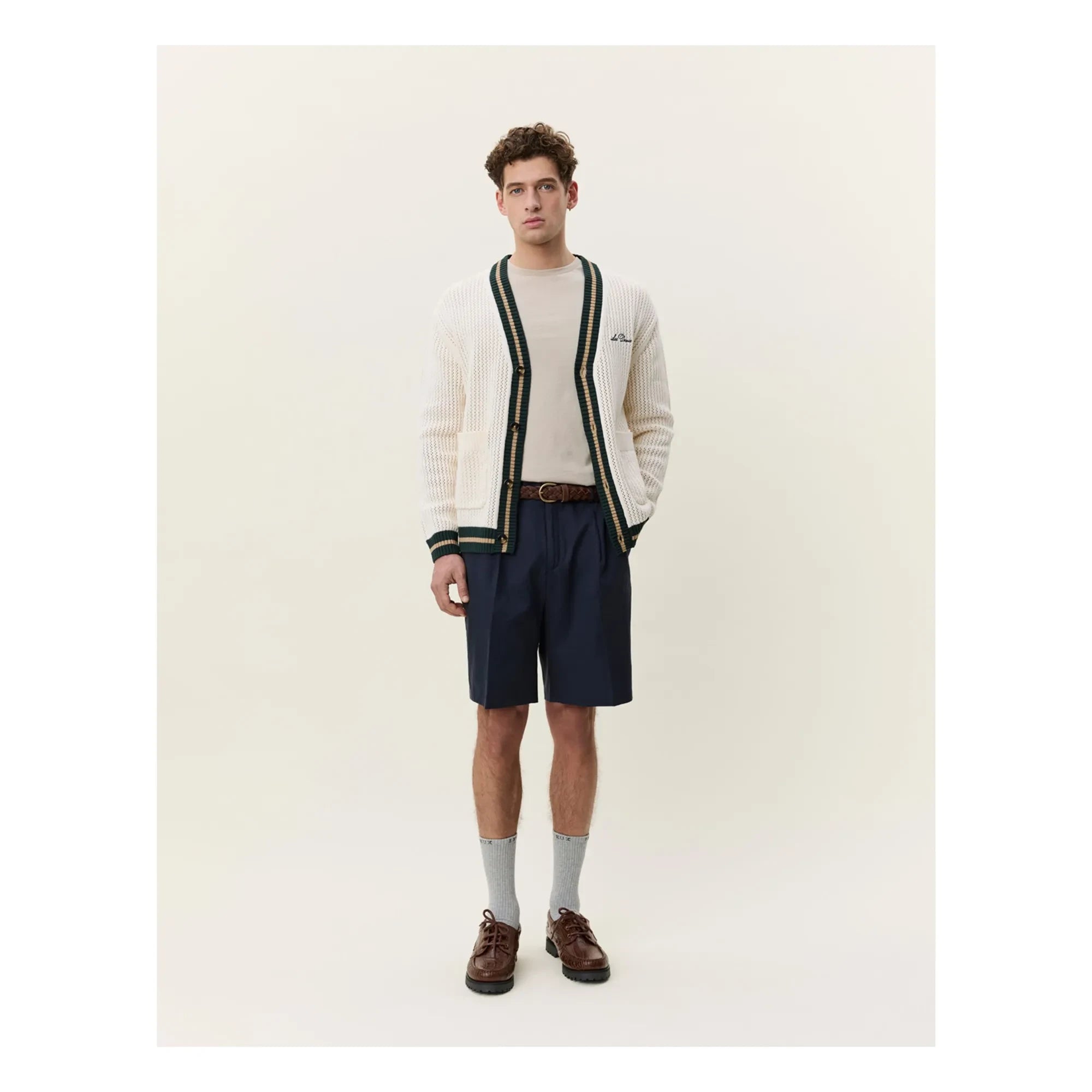 Les Deux - Off White Knit Cardigan