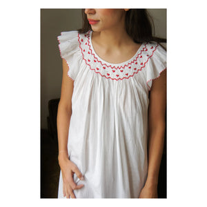 Scarlette Ateliers - Dona Embroidered Nightgown | Red